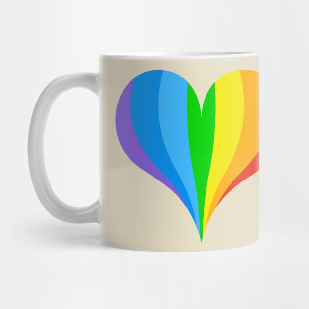 Rainbow Heart by kimmieshops